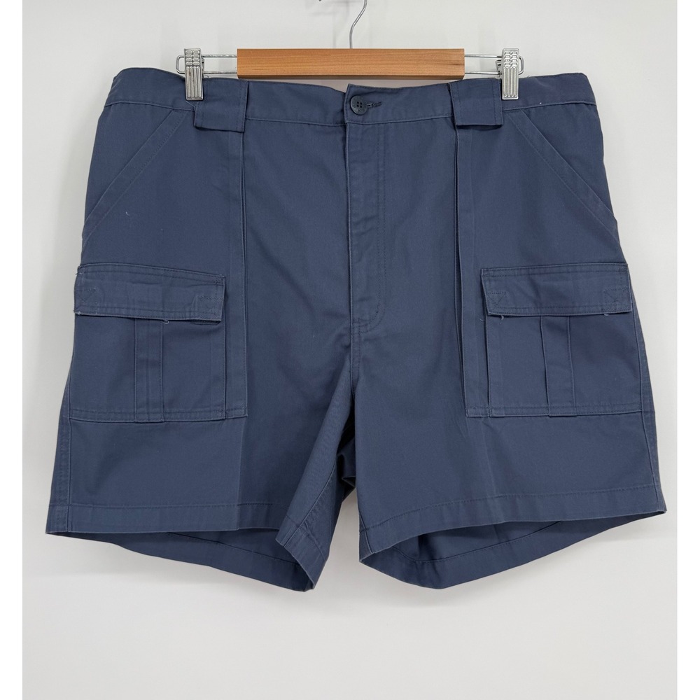 Weekender Mens Navy Blue Cargo Shorts Polyester Cotton Sz 40